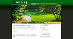 Desktop Screenshot of doublejlandscaping.com